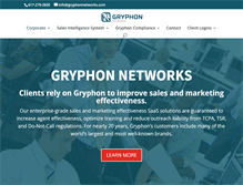 Tablet Screenshot of gryphonnetworks.com